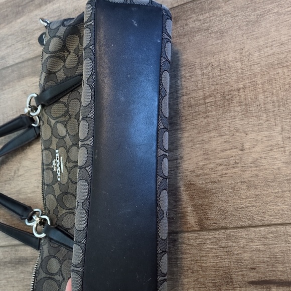 Coach Black and Gray Handbag with Wallet Set - Picture 5 of 13